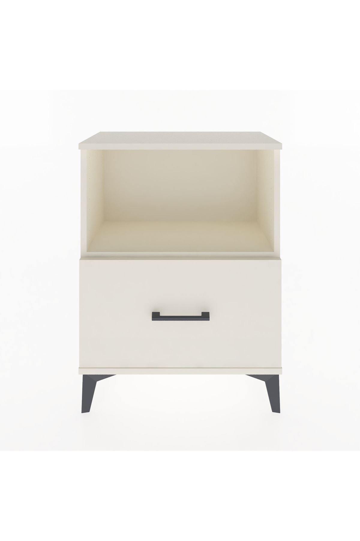 Arges Komodin Tek Raflı Tek Çekmeceli 60x30x80 - S13M011V1A