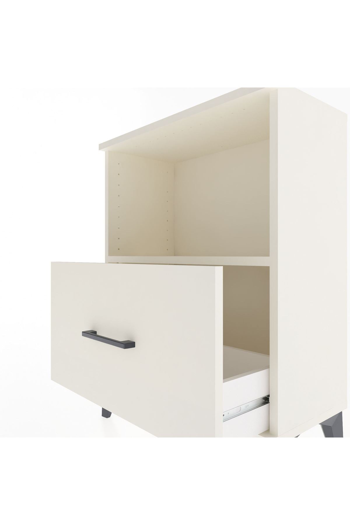 Arges Komodin Tek Raflı Tek Çekmeceli 60x30x80 - S13M011V1A