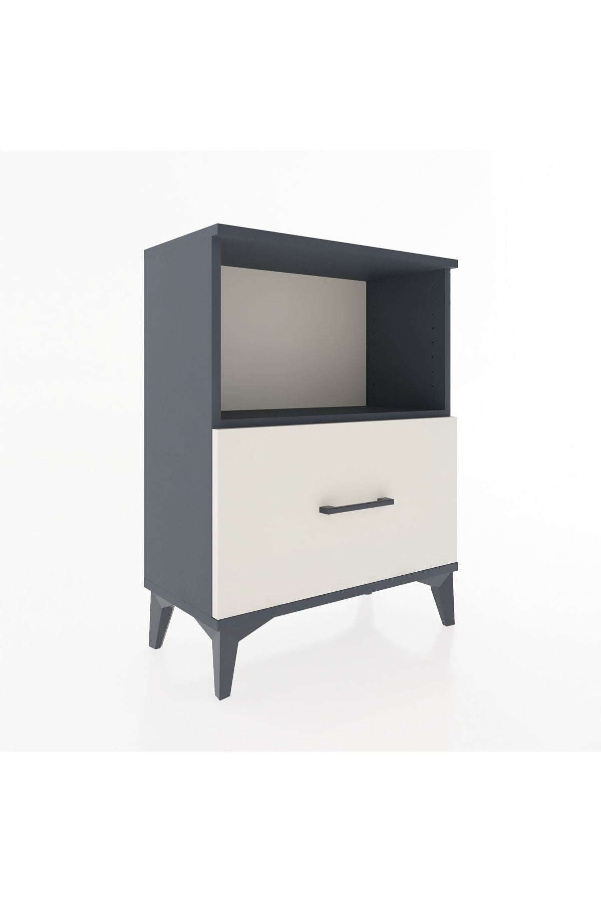 Arges Komodin Tek Raflı Tek Çekmeceli 60x30x80 - S13M011V4A