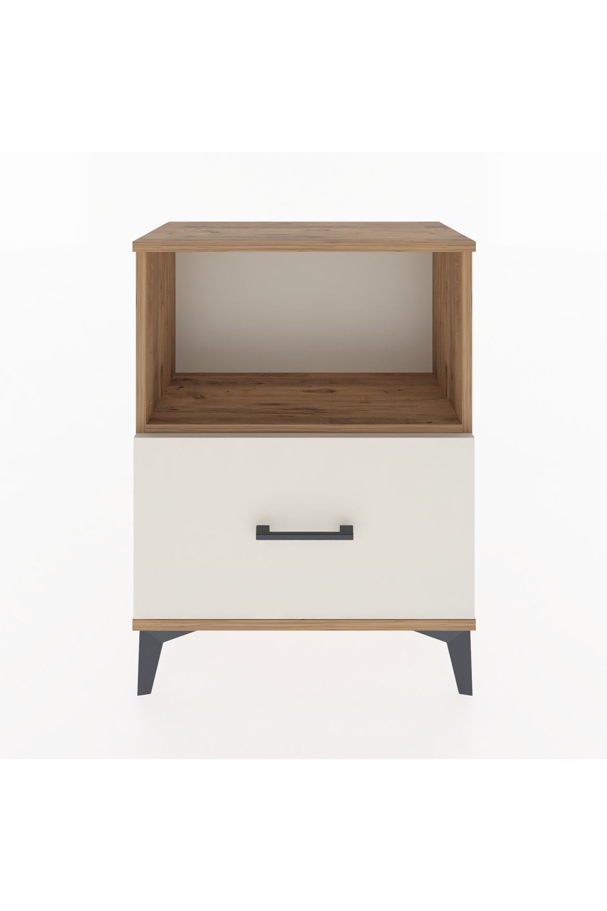 Arges Komodin Tek Raflı Tek Çekmeceli 60x30x80 - S13M011V7A