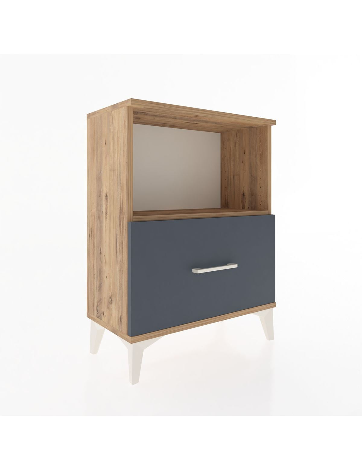 Arges Komodin Tek Raflı Tek Çekmeceli 60x30x80 - S13M011V8A