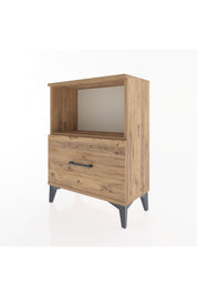 Arges Komodin Tek Raflı Tek Çekmeceli 60x30x80 - S13M011V9A