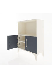 Arges Komodin 2 Raflı 2 Kapaklı 60x30x80 - S13M012V2A