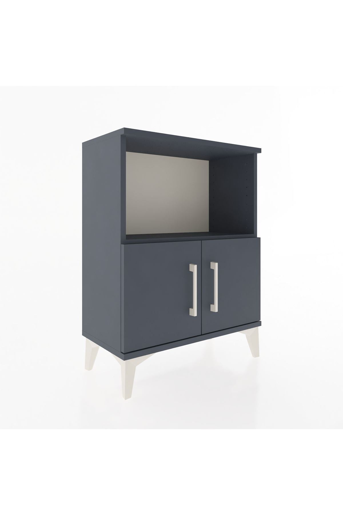Arges Komodin 2 Raflı 2 Kapaklı 60x30x80 - S13M012V5A
