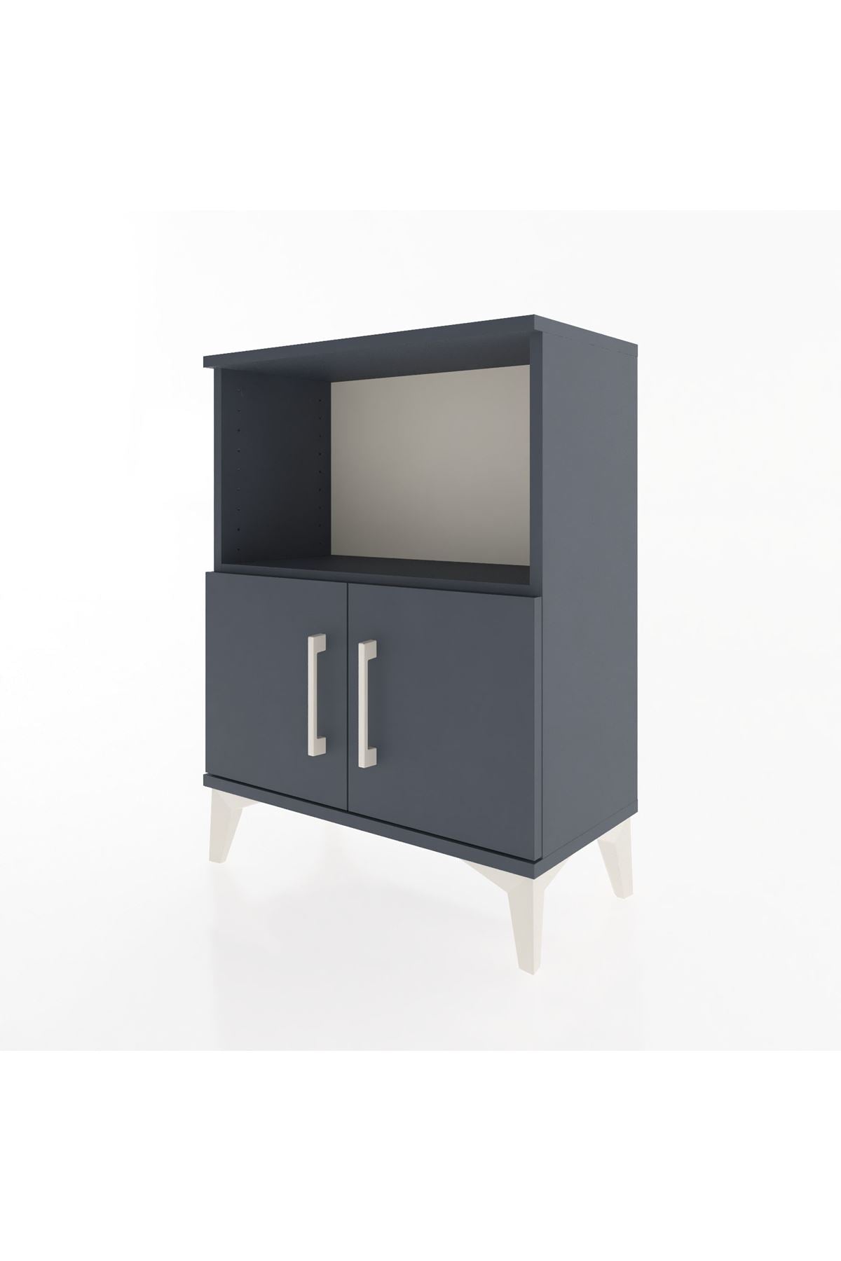 Arges Komodin 2 Raflı 2 Kapaklı 60x30x80 - S13M012V5A