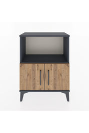 Arges Komodin 2 Raflı 2 Kapaklı 60x30x80 - S13M012V6A
