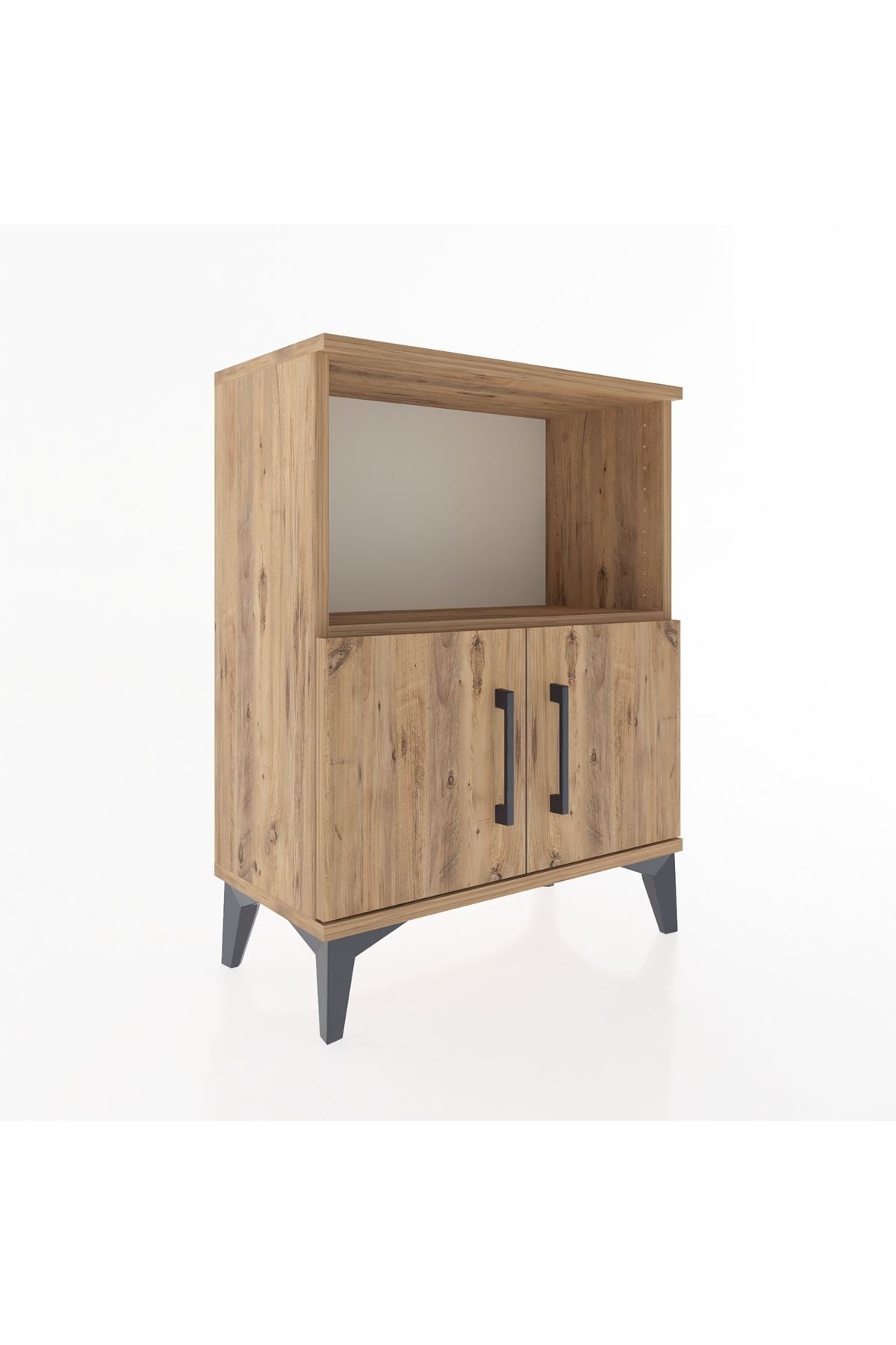Arges Komodin 2 Raflı 2 Kapaklı 60x30x80 - S13M012V9A