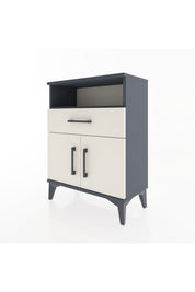 Arges Komodin 2 Raflı Tek Çekmeceli 2 Kapaklı 60x30x80 - S13M014V4A