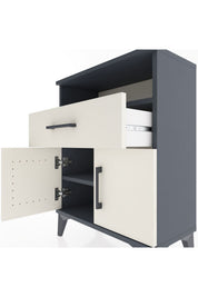 Arges Komodin 2 Raflı Tek Çekmeceli 2 Kapaklı 60x30x80 - S13M014V4A