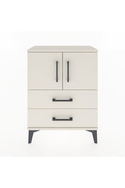Arges Komodin 2 Raflı 2 Çekmeceli 2 Kapaklı 60x30x80 - S13M015V1A
