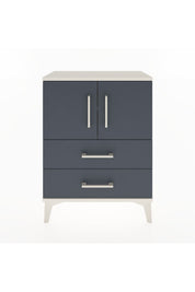 Arges Komodin 2 Raflı 2 Çekmeceli 2 Kapaklı 60x30x80 - S13M015V2A