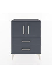 Arges Komodin 2 Raflı 2 Çekmeceli 2 Kapaklı 60x30x80 - S13M015V5A