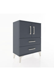 Arges Komodin 2 Raflı 2 Çekmeceli 2 Kapaklı 60x30x80 - S13M015V5A