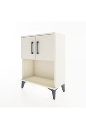 Arges Komodin 2 Raflı 2 Kapaklı 60x30x80 - S13M016V1A