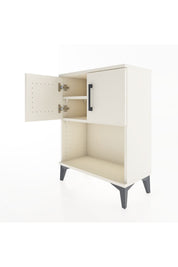 Arges Komodin 2 Raflı 2 Kapaklı 60x30x80 - S13M016V1A