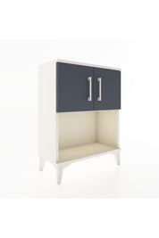 Arges Komodin 2 Raflı 2 Kapaklı 60x30x80 - S13M016V2A