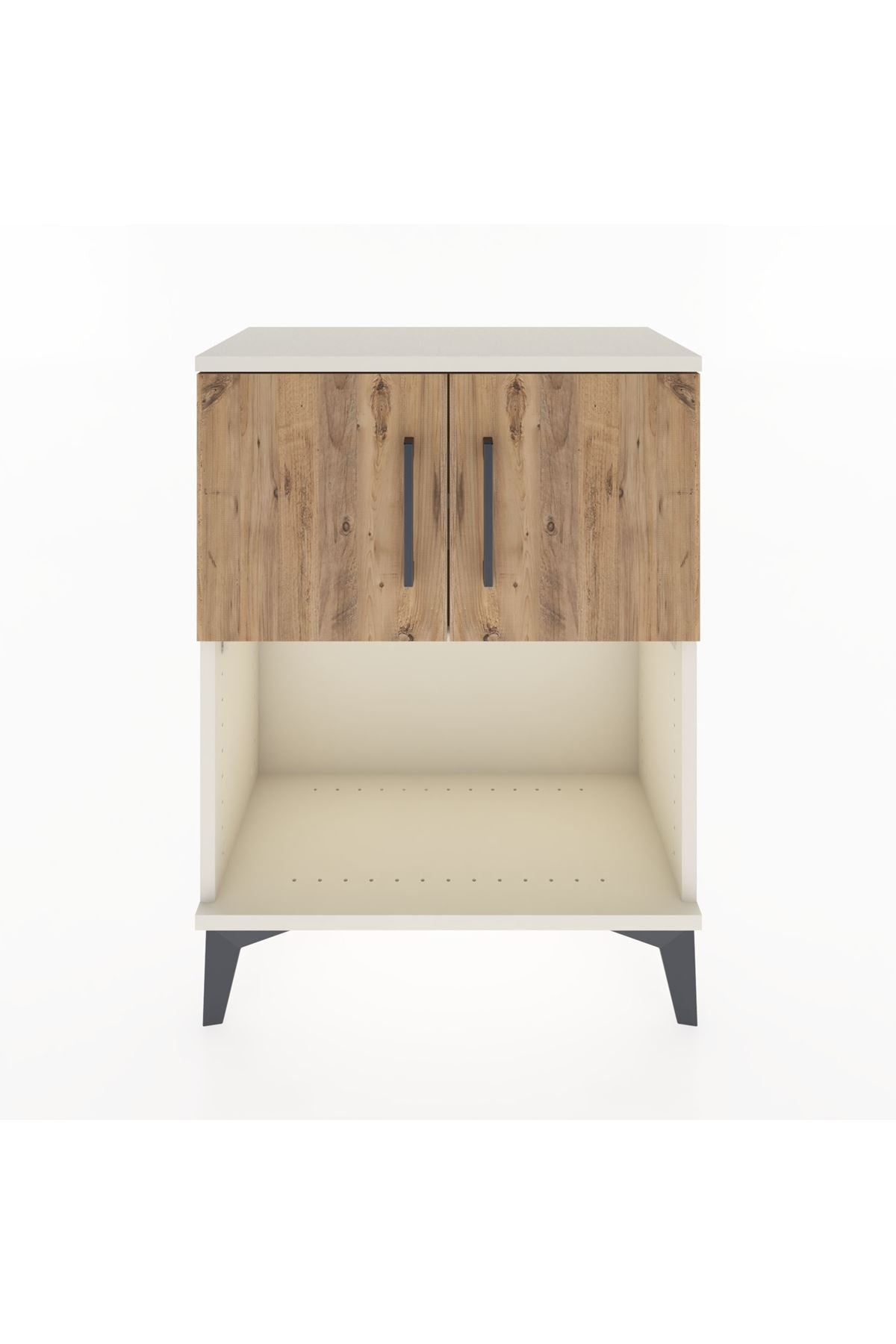 Arges Komodin 2 Raflı 2 Kapaklı 60x30x80 - S13M016V3A