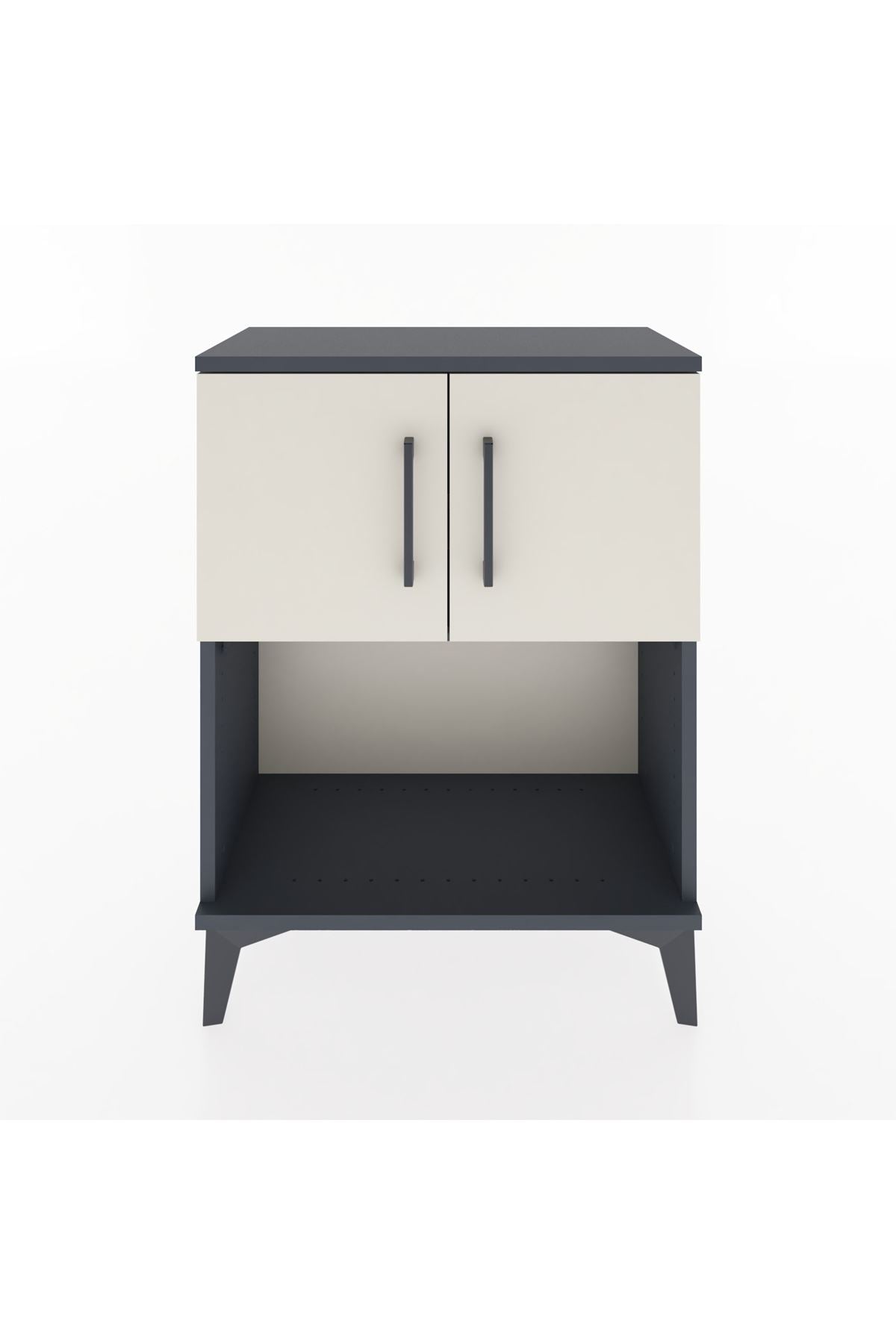 Arges Komodin 2 Raflı 2 Kapaklı 60x30x80 - S13M016V4A