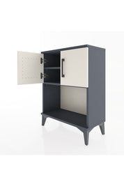 Arges Komodin 2 Raflı 2 Kapaklı 60x30x80 - S13M016V4A