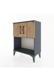Arges Komodin 2 Raflı 2 Kapaklı 60x30x80 - S13M016V6A