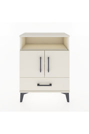Arges Komodin 3 Raflı Tek Çekmeceli 2 Kapaklı 60x30x80 - S13M017V1A