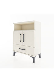 Arges Komodin 3 Raflı Tek Çekmeceli 2 Kapaklı 60x30x80 - S13M017V1A