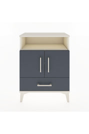 Arges Komodin 3 Raflı Tek Çekmeceli 2 Kapaklı 60x30x80 - S13M017V2A