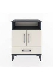 Arges Komodin 3 Raflı Tek Çekmeceli 2 Kapaklı 60x30x80 - S13M017V4A