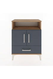 Arges Komodin 3 Raflı Tek Çekmeceli 2 Kapaklı 60x30x80 - S13M017V8A
