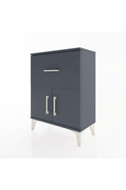 Arges Komodin Tek Raflı Tek Çekmeceli 2 Kapaklı 60x30x80 - S13M018V5A