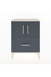 Arges Komodin 2 Raflı Tek Çekmeceli 2 Kapaklı 60x30x80 - S13M019V2A