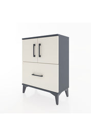 Arges Komodin 2 Raflı Tek Çekmeceli 2 Kapaklı 60x30x80 - S13M019V4A