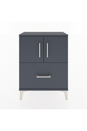 Arges Komodin 2 Raflı Tek Çekmeceli 2 Kapaklı 60x30x80 - S13M019V5A