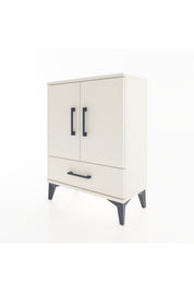 Arges Komodin 2 Raflı Tek Çekmeceli Tek Kapaklı 60x30x80 - S13M020V1A