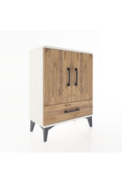 Arges Komodin 2 Raflı Tek Çekmeceli Tek Kapaklı 60x30x80 - S13M020V3A