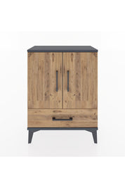 Arges Komodin 2 Raflı Tek Çekmeceli Tek Kapaklı 60x30x80 - S13M020V6A