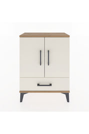 Arges Komodin 2 Raflı Tek Çekmeceli Tek Kapaklı 60x30x80 - S13M020V7A