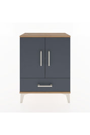 Arges Komodin 2 Raflı Tek Çekmeceli Tek Kapaklı 60x30x80 - S13M020V8A