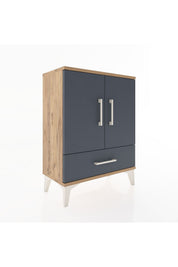 Arges Komodin 2 Raflı Tek Çekmeceli Tek Kapaklı 60x30x80 - S13M020V8A