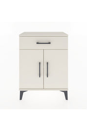 Arges Komodin Tek Raflı Tek Çekmeceli 2 Kapaklı 60x30x80 - S13M021V1A