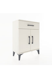 Arges Komodin Tek Raflı Tek Çekmeceli 2 Kapaklı 60x30x80 - S13M021V1A