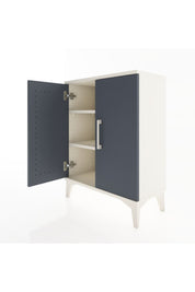 Arges Komodin 2 Raflı 2 Kapaklı 60x30x80 - S13M022V2A