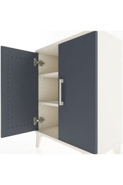 Arges Komodin 2 Raflı 2 Kapaklı 60x30x80 - S13M022V2A