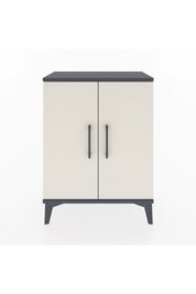 Arges Komodin 2 Raflı 2 Kapaklı 60x30x80 - S13M022V4A