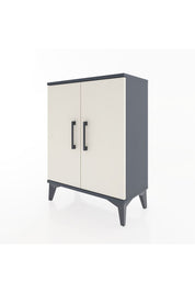 Arges Komodin 2 Raflı 2 Kapaklı 60x30x80 - S13M022V4A
