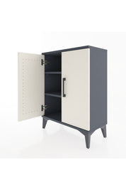 Arges Komodin 2 Raflı 2 Kapaklı 60x30x80 - S13M022V4A