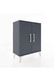 Arges Komodin 2 Raflı 2 Kapaklı 60x30x80 - S13M022V5A
