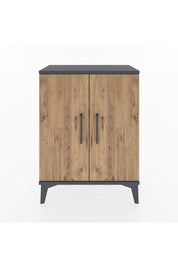Arges Komodin 2 Raflı 2 Kapaklı 60x30x80 - S13M022V6A