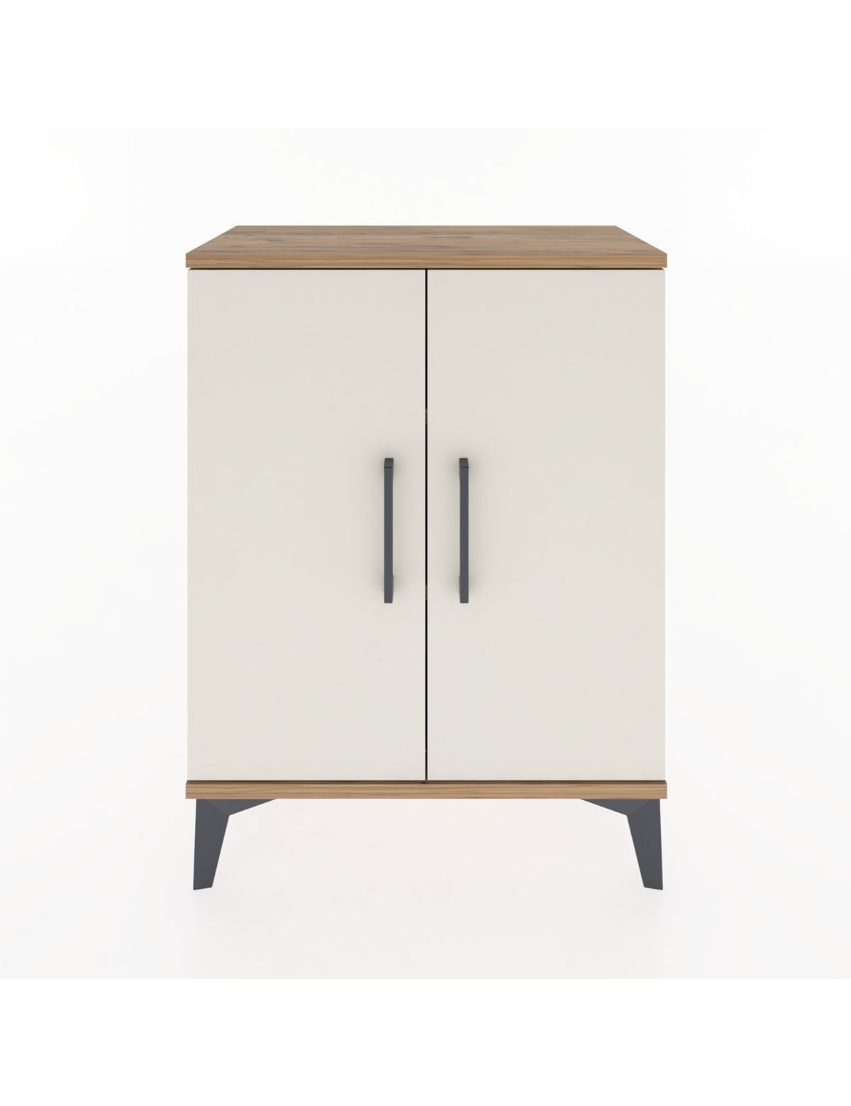 Arges Komodin 2 Raflı 2 Kapaklı 60x30x80 - S13M022V7A