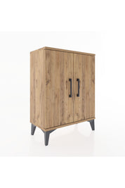 Arges Komodin 2 Raflı 2 Kapaklı 60x30x80 - S13M022V9A